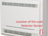 Daikin FVXM35FV1B9 indoor unit reset steps after leak detector sensor replacement